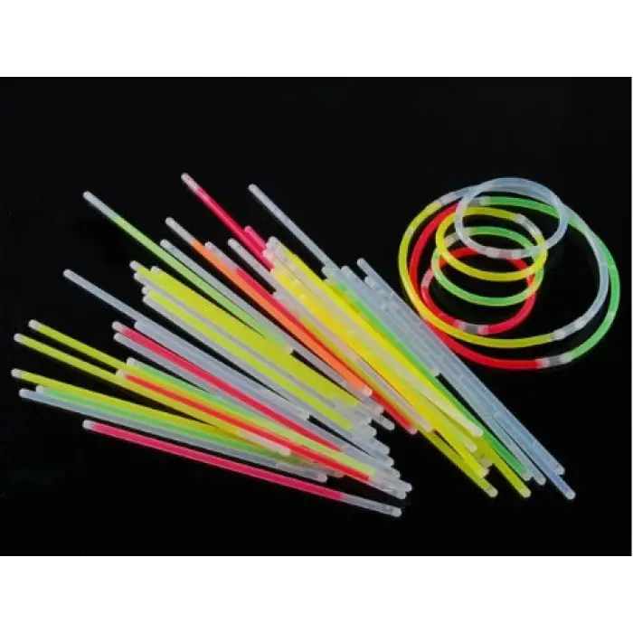 10 Adet Glow Stick Bracelet Fosforlu Kırılan Çubuk Bileklik (336336)