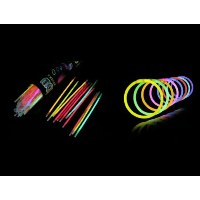10 Adet Glow Stick Bracelet Fosforlu Kırılan Çubuk Bileklik (336336)