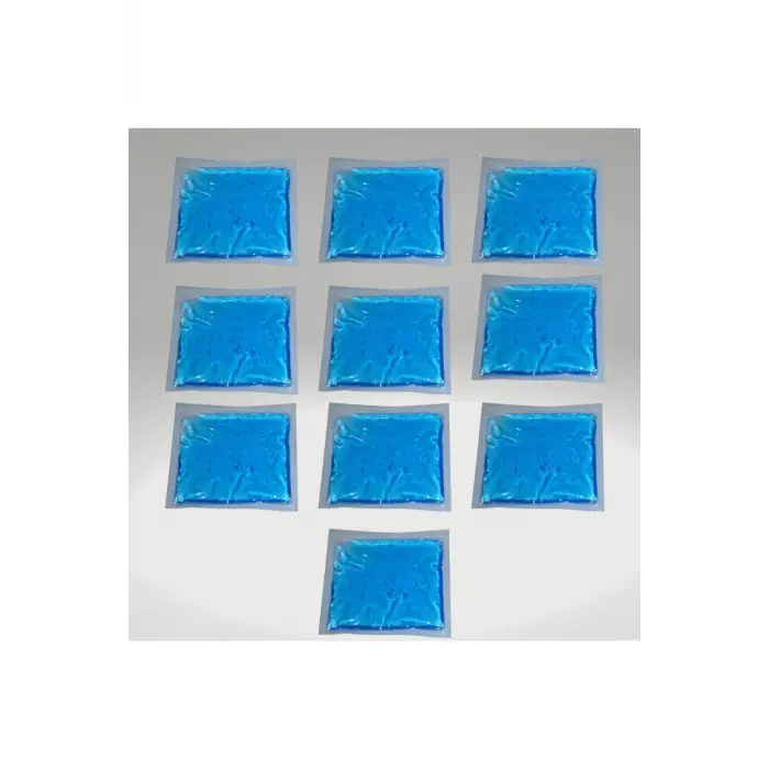 10 Adet Soğuk Sıcak Jel Kompres Termojel 13x13 Cm