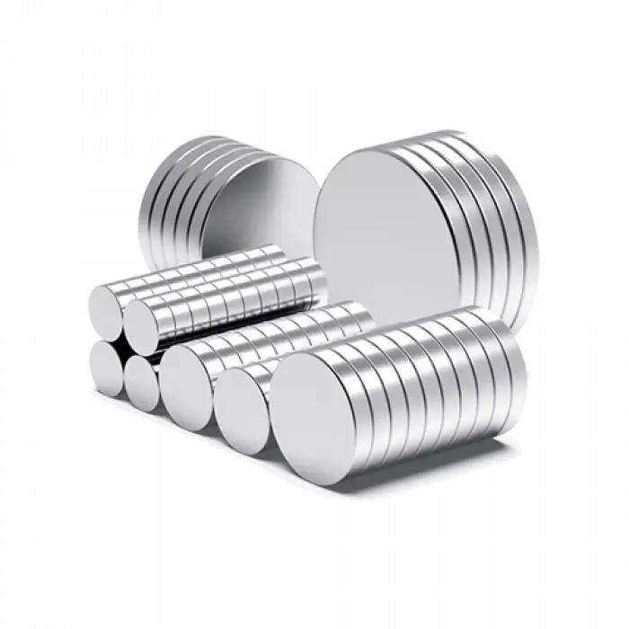 100 Adet 10x1mm Yuvarlak Neodyum Mıknatıs Güçlü Dayanıklı Magnet Nikel Kaplama