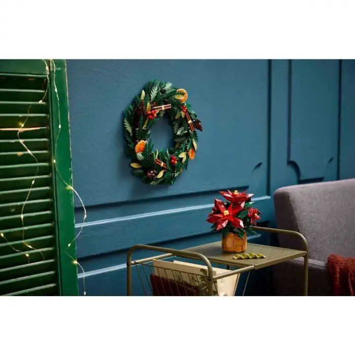 10340 Lego iconic Botanicals Çelenk - Wreath 1194 parça +18 yaş