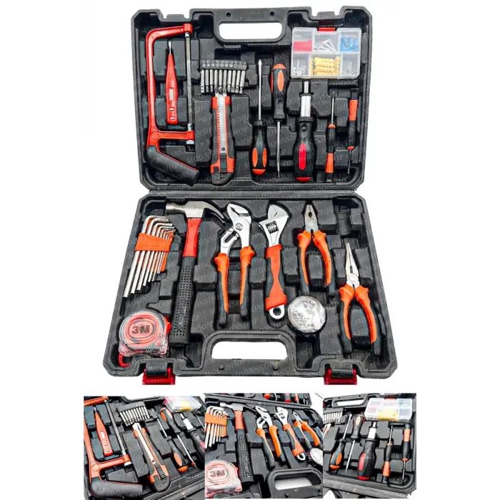 105 Parça Özel Alışım Çelik Professıonel Alet Takım Seti Avadanlık Pense Set.