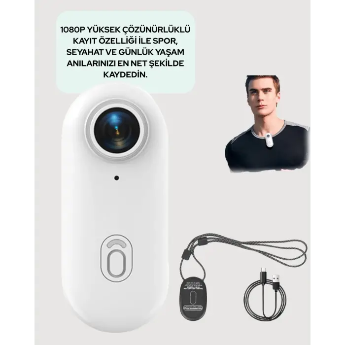 1080P WiFi Spor Kamerası Su Geçirmez Mini Aksiyon Kamera