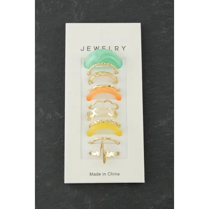 11 Adet Şimşek Lüx Eklem Yüzük