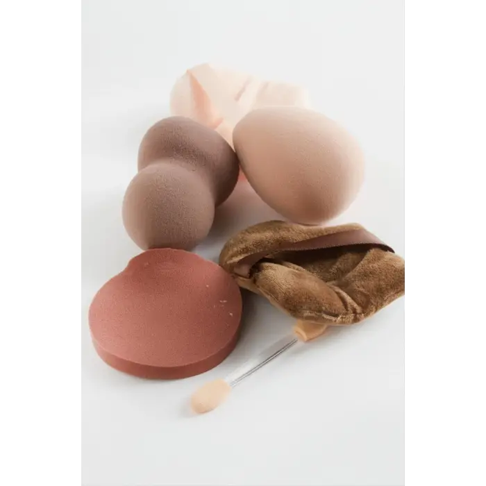 12 Adet Oval Şişeli Makyaj Süngeri