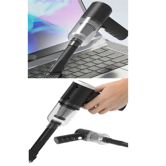 120 W Şarjlı El Süpürgesi Çekme – Üfleme Özellikli Ev Araba Klavye Süpürgesi (336336)