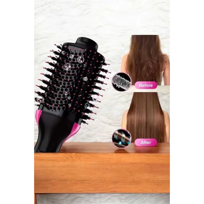 1200 Watt Gücünde, Negatif İyon Teknolojili, 3 Isı Kademeli Fön Tarağı