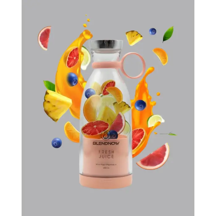 1200mAh Şarjlı, Hafif ve Pratik Taşınabilir Blender