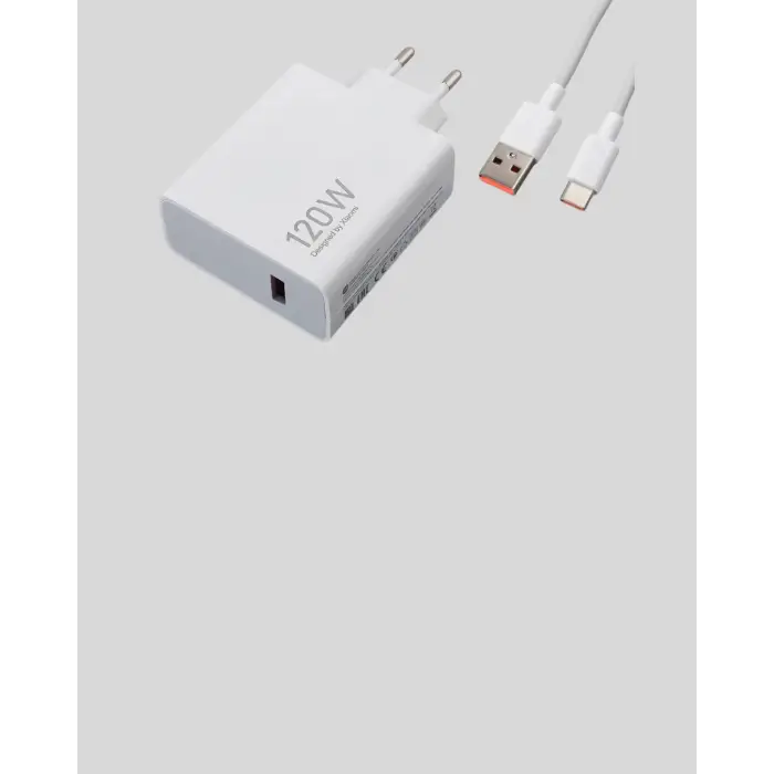 120W Mi Turbo Akıllı Tanıma Çipli Hızlı Şarj Cihazı Taşınabilir ve Dayanıklı