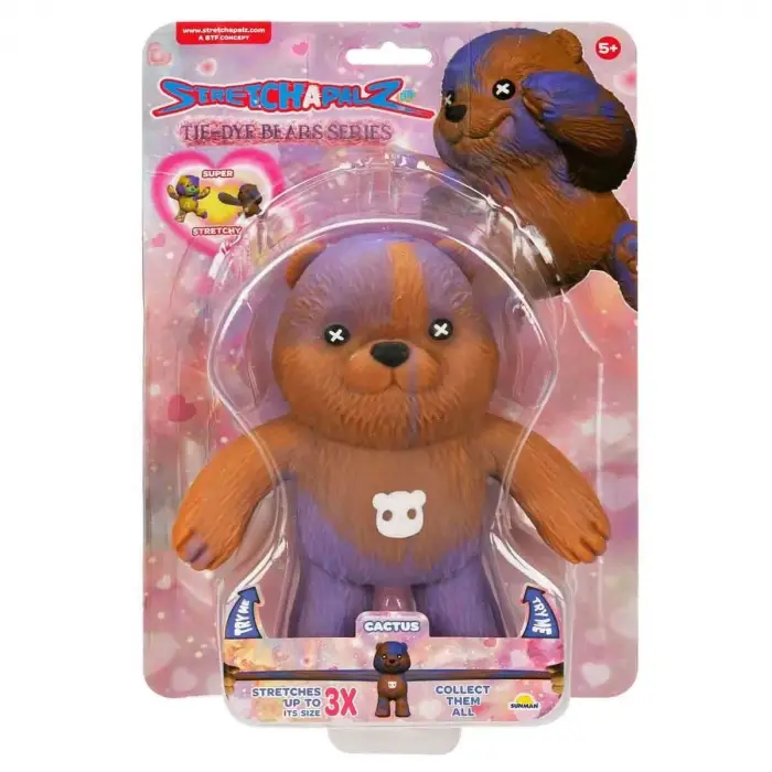 12308 Stretchalpalz Tie-Dye Stretch Ayılar 14 cm - 1 Adet Stokta Olan Gönderilir