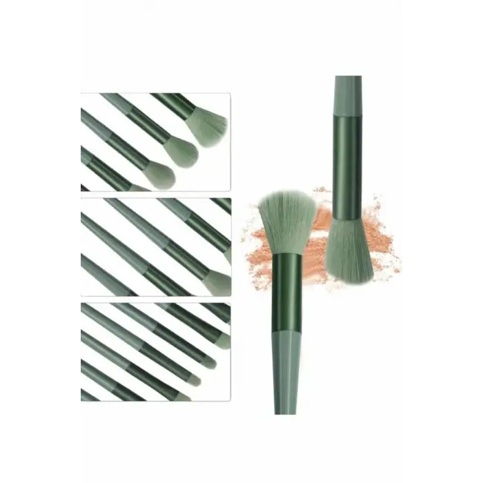 13 Parça Makyaj Fırça Seti Far Kontür Aydnlatıcı Fırçası İz Bırakmaz Hafif ve Yumuşak