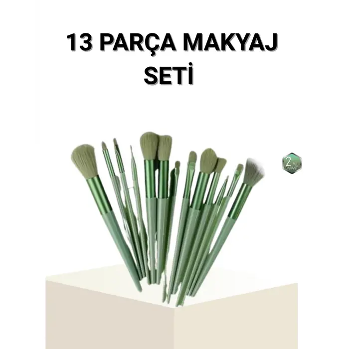 13’lü Profesyonel Makyaj Fırça Seti – Yumuşak Sentetik Kıllı, Tüm Cilt Tiplerine Uygun