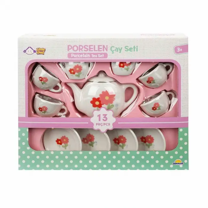 1501 Porselen Çay Seti 13 Parça -Sunman
