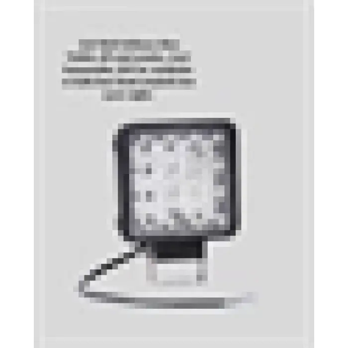 16 LED Geniş Açılı Araç Aydınlatma Farı | Yüksek Parlaklık, Dayanıklı Gövde