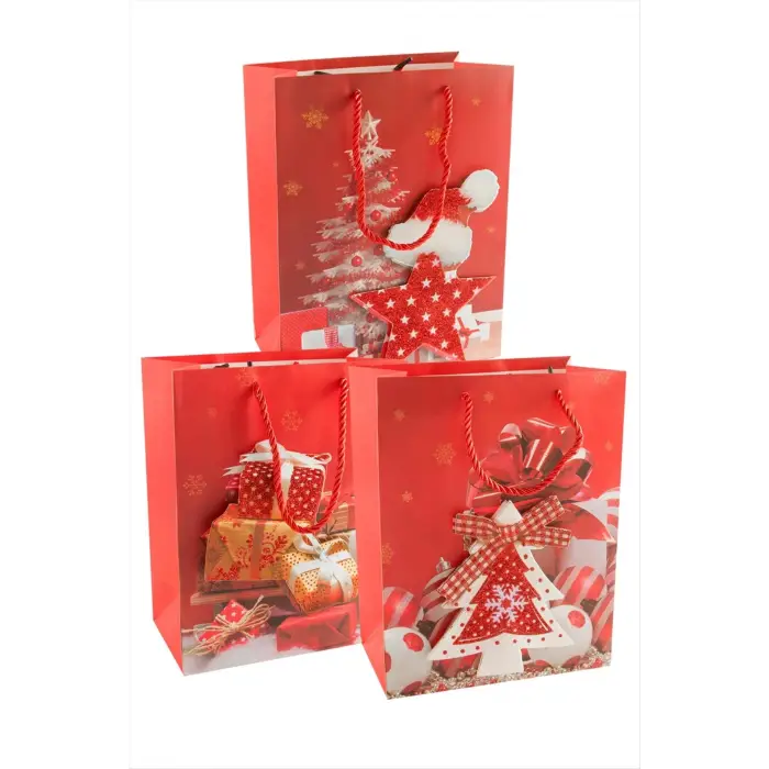 19*23 Yılbaşı İpli Karton Çanta 1 Adet