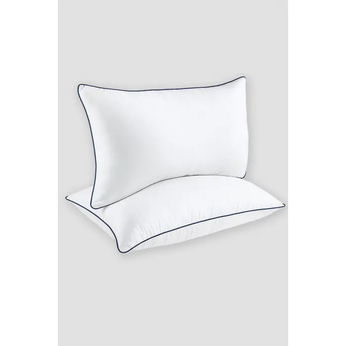 50x70cm Nano Jel Lüks Yastık 1200gr Anti-alerjik Pamuklu Yastık Microfiber Ultra Dolgun Silikon