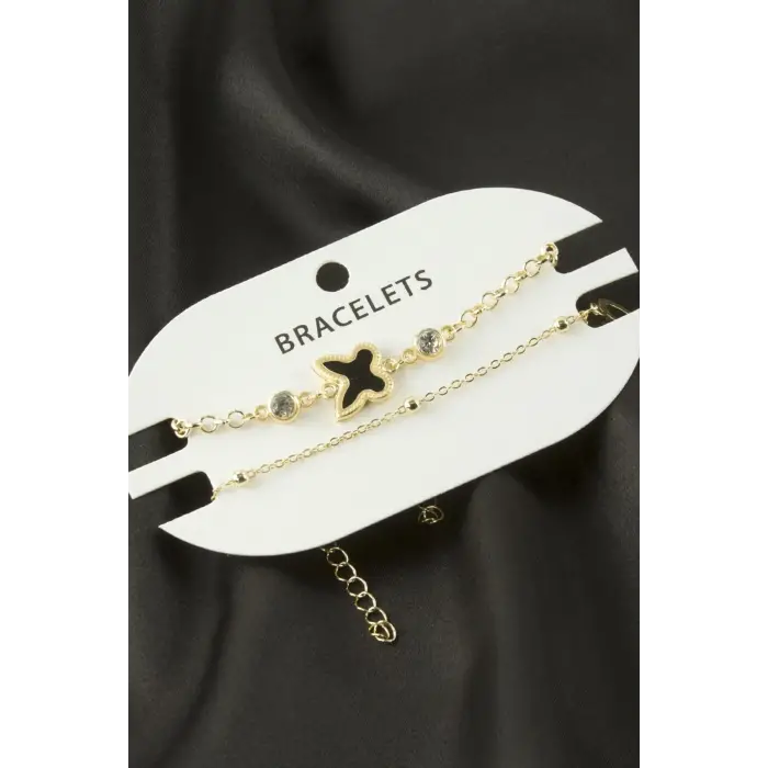 2 Adet Kelebek Trend Zincir Bileklik