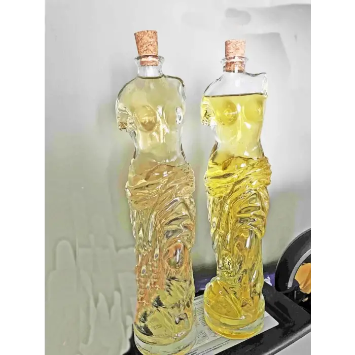 2 Adet Venüs Yağdanlık - Kadın Figürlü Sirkelik Sosluk 500 ML (336336)