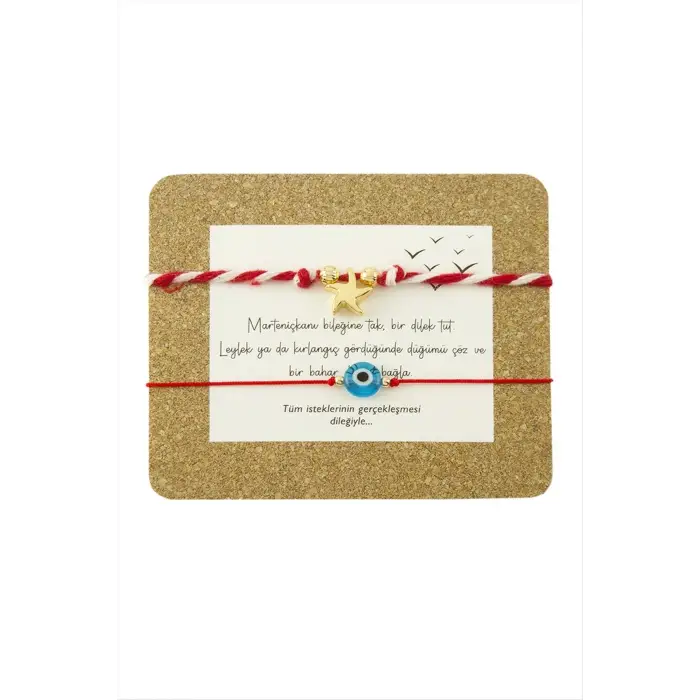 2 Adet Yıldız Nazar Marteniçka Bileklik