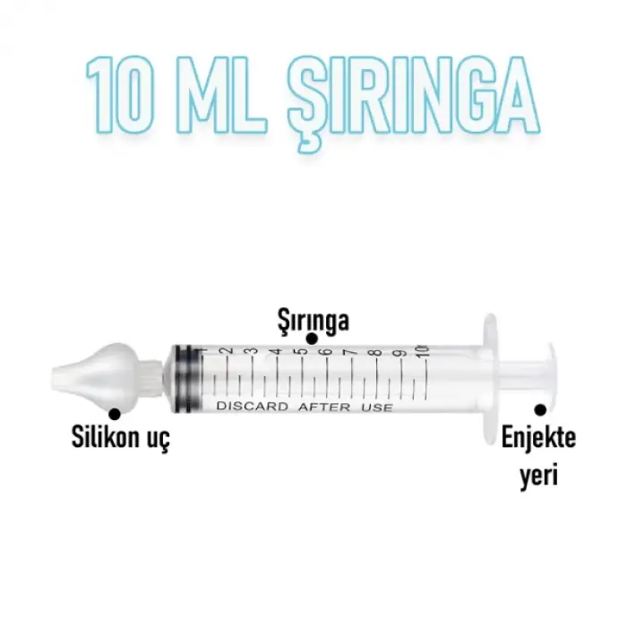 2li Bebek Burun Temizleme Şırıngası