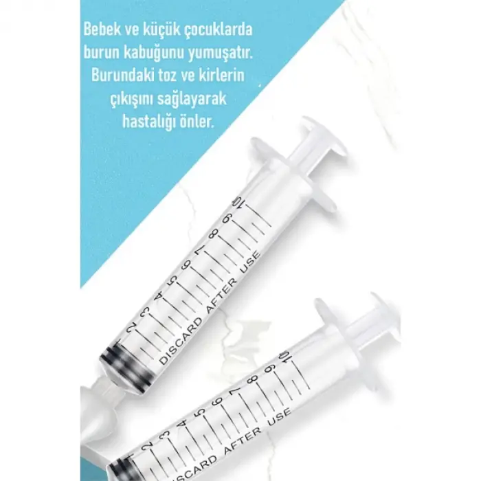 2li Bebek Burun Temizleme Şırıngası