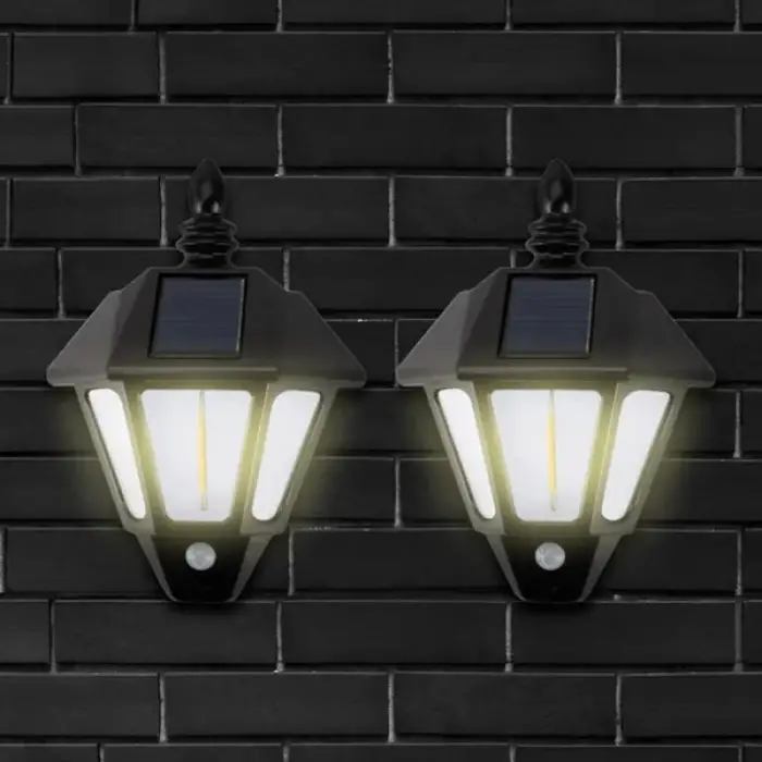 2li Solar Cob Led Sensörlü Duvar Lambası