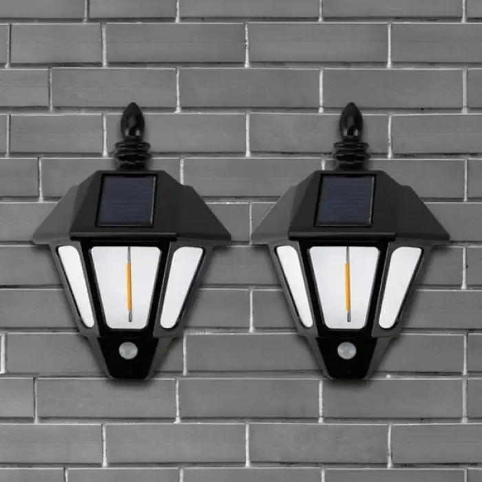 2li Solar Cob Led Sensörlü Duvar Lambası