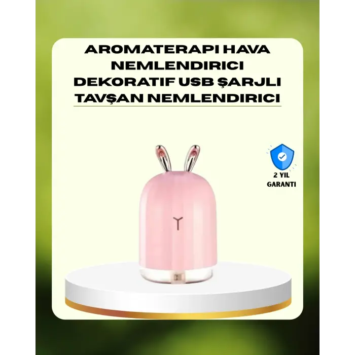 200 ml Ultrasonik Aroma Difüzör ve Hava Nemlendirici Gece Lambalı