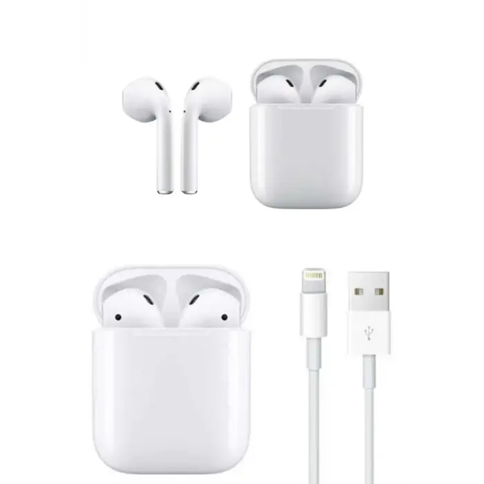 2025 Model Çağrı Cevaplayabilen Bluetooth Kulaklık Beyaz Dokunmatik Kontrol