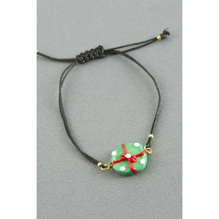 2026 Yılbaşı Cam İp Bilekliği