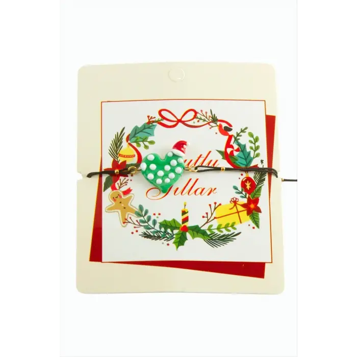 2026 Yılbaşı Cam İp Bilekliği