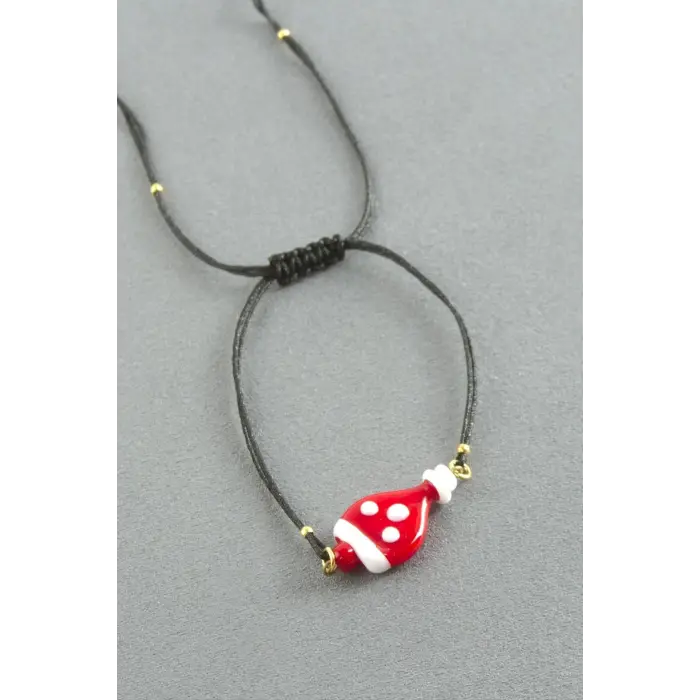 2026 Yılbaşı Cam İp Bilekliği