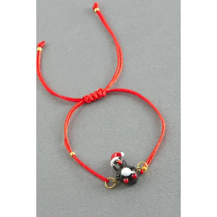 2026 Yılbaşı Cam İp Bilekliği