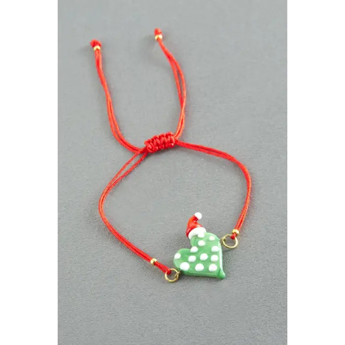 2026 Yılbaşı Cam İp Bilekliği