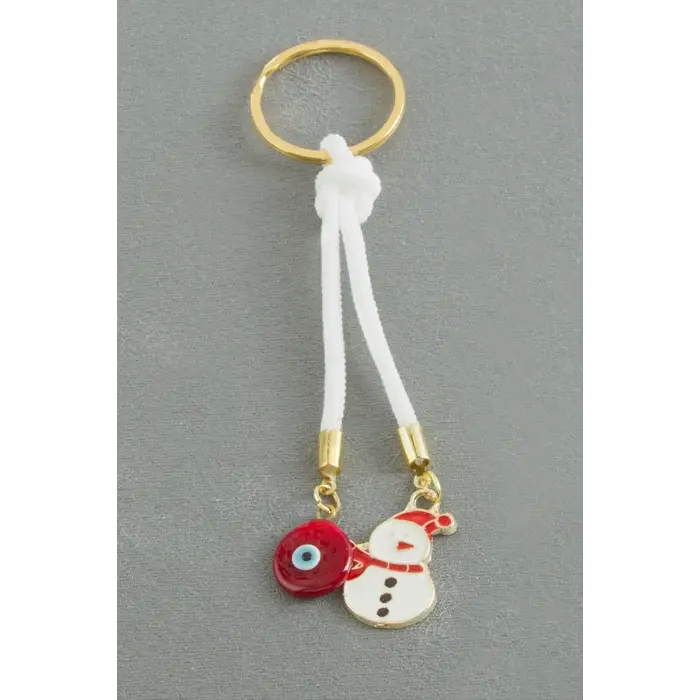 2026 Yılbaşı Camlı İpli Anahtarlık