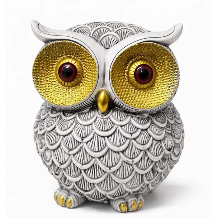 20x15 cm Polyester Baykuş Figürü