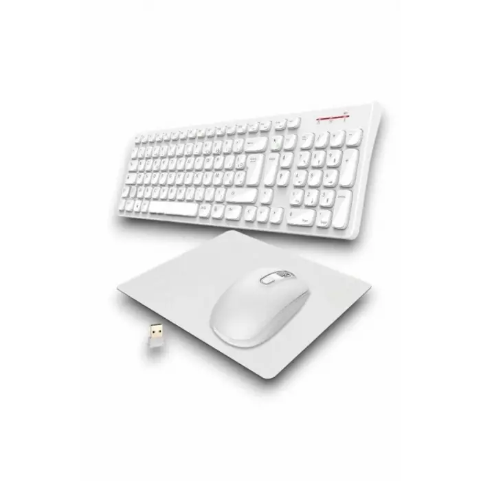 2.4 Ghz Wireless Kablosuz Klavye Mouse Seti Tv Pc Uyumlu