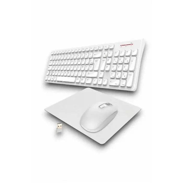 2.4 Ghz Wireless Kablosuz Klavye Mouse Seti Tv Pc Uyumlu