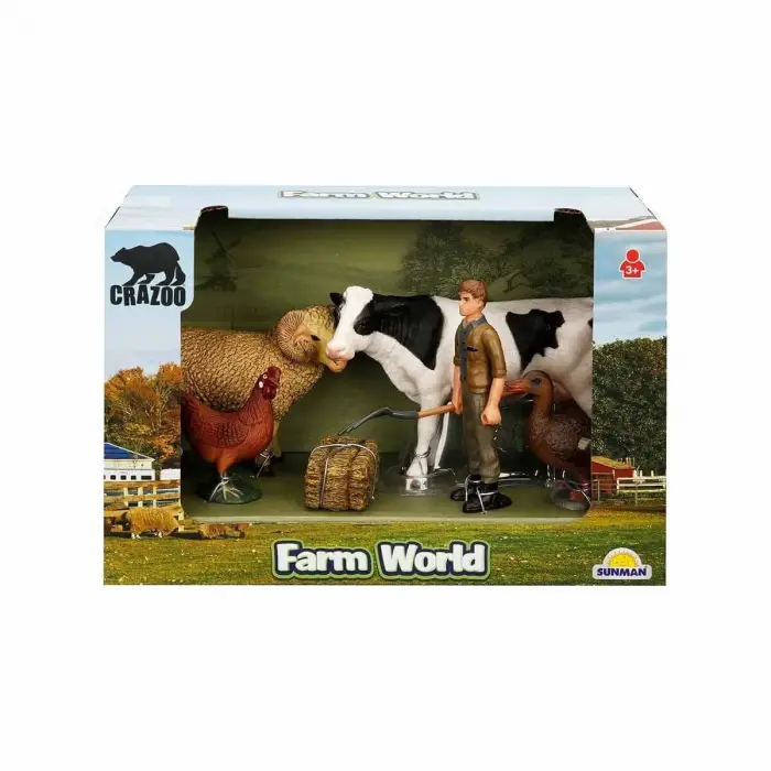 2689 Farm World Çiftlik Hayvanları Küçük Oyun Seti