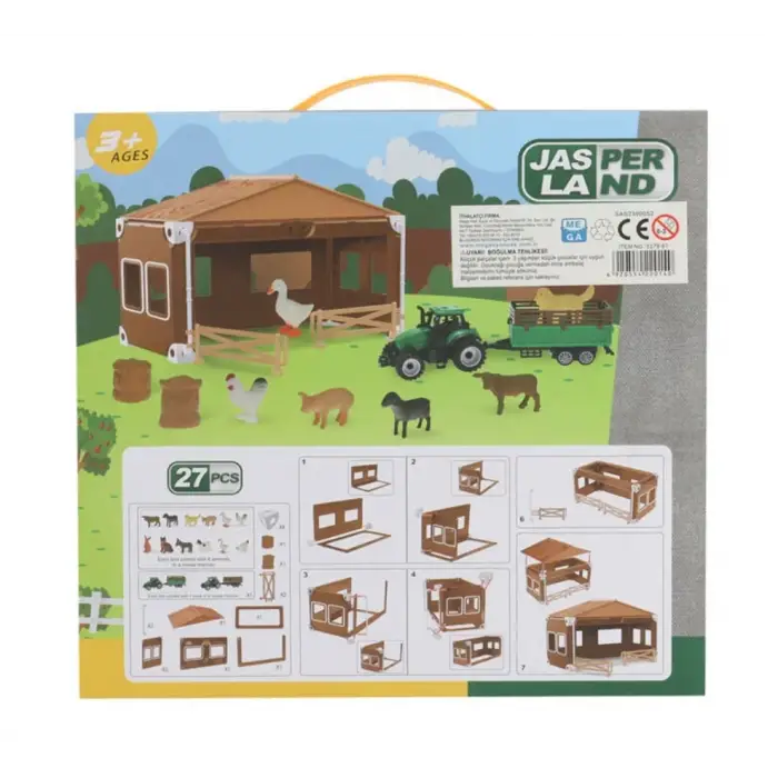 27 Parça Traktörlü Çiftlik Seti
