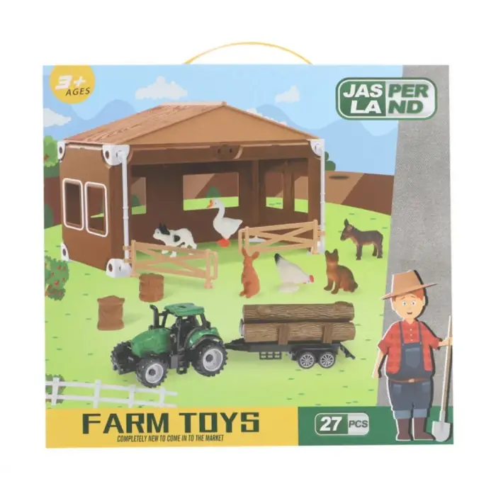 27 Parça Traktörlü Çiftlik Seti