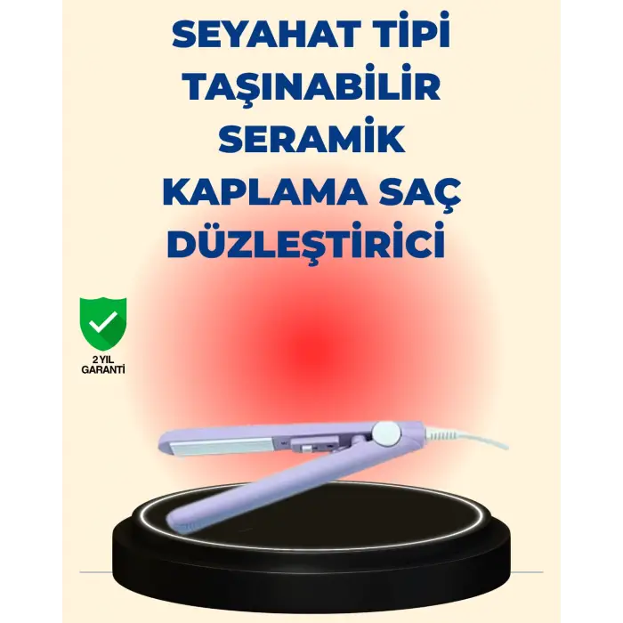 2’si 1 Arada Saç Düzleştirici ve Bukle Maşası – Düz ve Kıvırcık Saçlara Uygun Çok Yönlü Kullanım