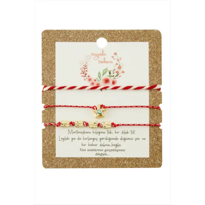 3 Adet Deniz Yıldızı Marteniçka Bileklik