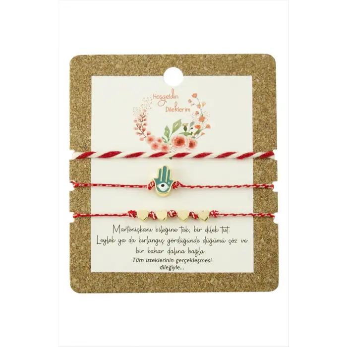 3 Adet Ftm Ana Eli Marteniçka Bileklik