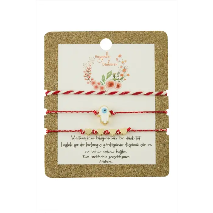 3 Adet Ftm Ana Eli Marteniçka Bileklik