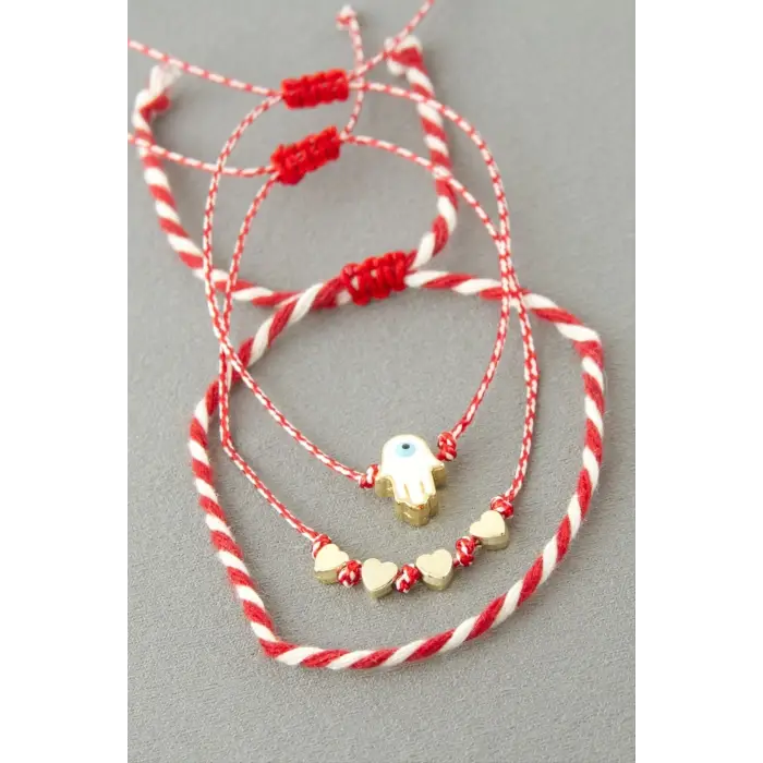 3 Adet Ftm Ana Eli Marteniçka Bileklik