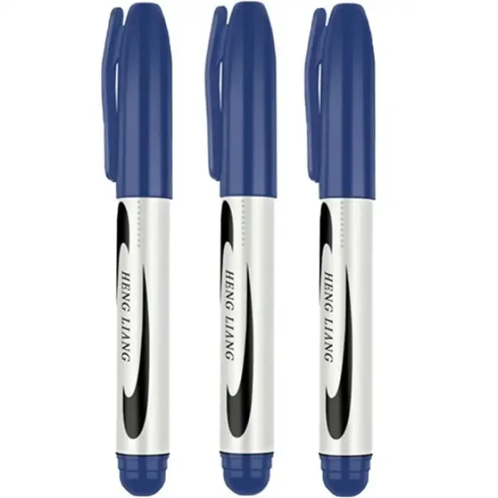 3 Adet Mavi Koli Kalemi - Çuval- Tahta Kalemi (336336)