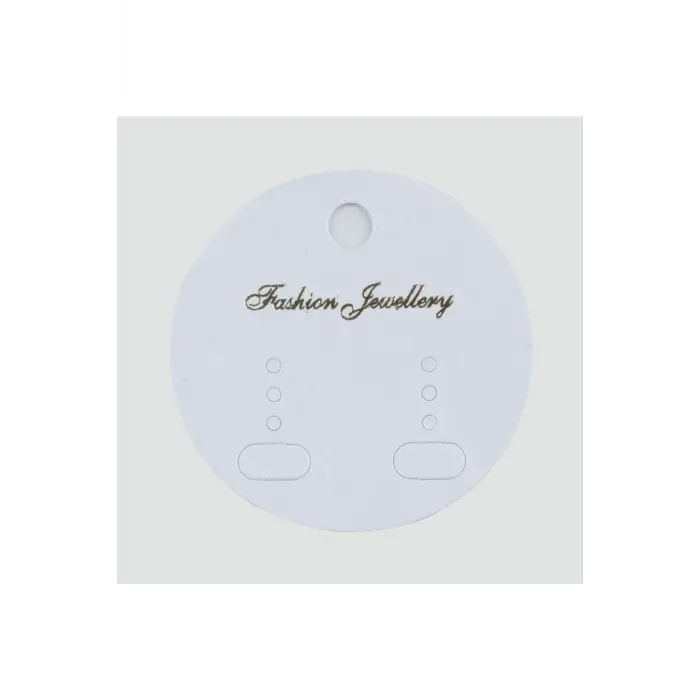 3 Çift Yuvarlak Küpe Kartı