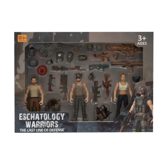 3 Figürlü ve Aksesuarlı Komando Seti