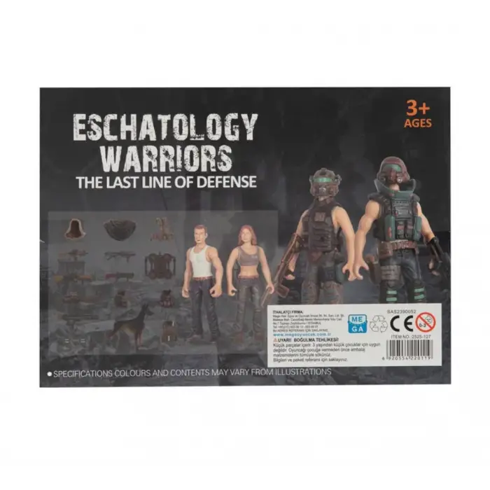 3 Figürlü ve Aksesuarlı Komando Seti